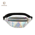 Wholesale stylish waterproof outdoor holographic waist bag women